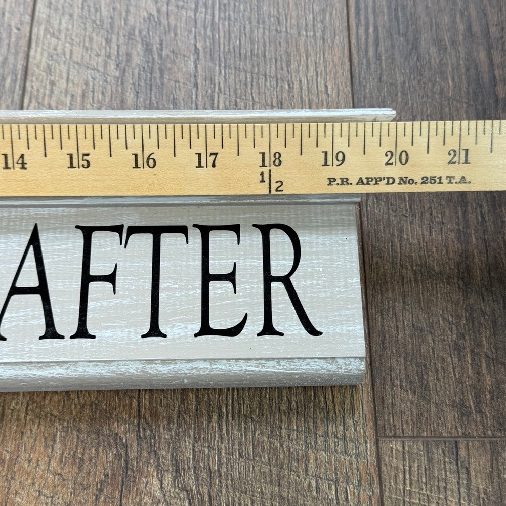 Happily Ever After Wood Sign Farmhouse Wedding Wall Decor Driftwood Designs - Picture 7 of 16